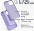 kwmobile Hülle kompatibel mit Apple iPhone 13 - Hülle Silikon gummiert - Handyhülle - Handy Case in Lavendel