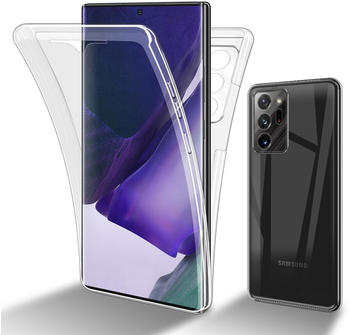 Cadorabo TPU 360 Grad Case Cover (Galaxy Note 20 Ultra) Transparent