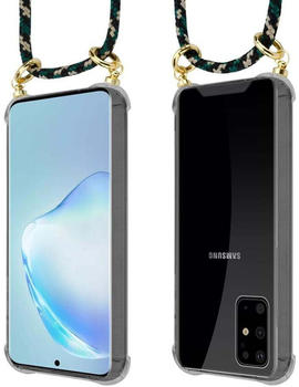 Cadorabo Hülle für Samsung Galaxy S20 PLUS Schutzhülle in Braun Handy Kette Silikon Kordel abnehmbares Etui