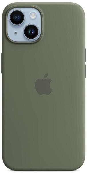 Apple Silikon Case mit MagSafe (iPhone 14) Oliv