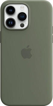 Apple Silikon Case mit MagSafe (iPhone 14 Pro Max) Oliv
