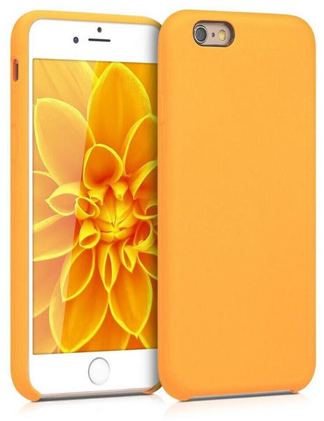 kwmobile Hülle kompatibel mit Apple iPhone 6 / 6S - gummiert - in Safran
