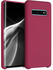 kwmobile Hülle kompatibel mit Samsung Galaxy S10 - Hülle Silikon gummiert - Handyhülle - Handy Case in Fuchsia matt