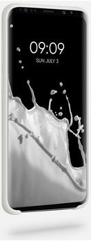kwmobile Hülle kompatibel mit Samsung Galaxy S9 Plus - Hülle Silikon gummiert - Handyhülle - Handy Case in Weiß matt