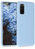 kwmobile Hülle kompatibel mit Samsung Galaxy S20 - gummiert - in Hellblau matt