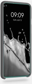 kwmobile Hülle kompatibel mit OnePlus 8T - Hülle Silikon gummiert - Handyhülle - Handy Case in Stone Dust