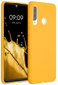 kwmobile Hülle kompatibel mit Huawei P30 Lite - Hülle Silikon - Soft Handyhülle - Handy Case in Marigold