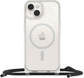 OtterBox React Necklace Hülle MagSafe grau/transparent für Apple iPhone 14