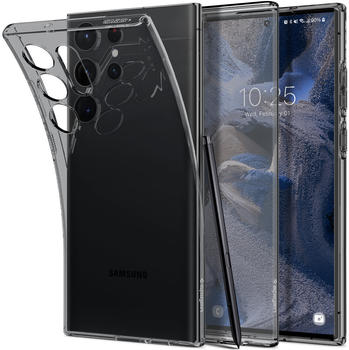 Spigen Schutzh&uuml;lle Liquid Crystal f&uuml;r Galaxy S23 Ultra, Rauchfarben