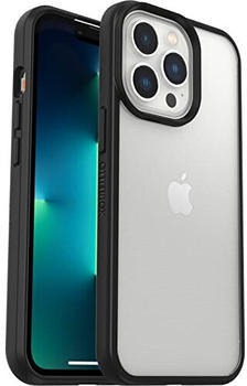 OtterBox Sleek Hülle für iPhone 13 Pro stoßfest sturzsicher ultraschlank schützende Hülle Getestet nach Militärstandard Transparent/Schwarz