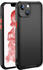 Vivanco Frosted Cover, Schutzhülle für iPhone 14 Plus transparent/schwarz
