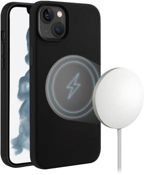 Vivanco Mag Hype Cover für iPhone 14, Magnetic Wireless Charging Support Schwarz