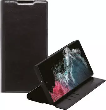 Vivanco Premium Wallet, Book Cover für Galaxy S22 Ultra Schwarz