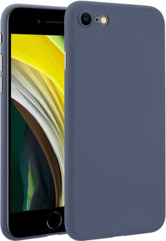 Vivanco Pure Cover, ultra dünne Schutzhülle für iPhone SE (2. Gen) Blau