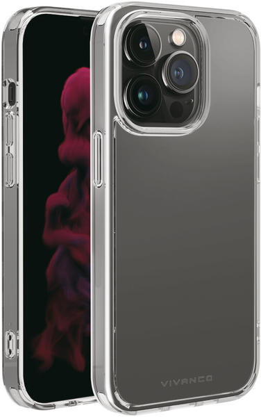 Vivanco Safe and Steady, Anti Shock Cover für iPhone 14 Pro Transparent