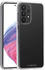Vivanco Safe and Steady, Anti Shock Cover für Samsung Galaxy A53 Transparent, schwarzer Rahmen