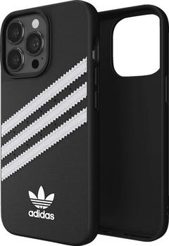 Adidas Moulded Case Backcover Apple iPhone 13 Pro Schwarz/Weiß