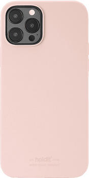 holdit Silicone Case Backcover Apple iPhone 12 12 Pro Pink