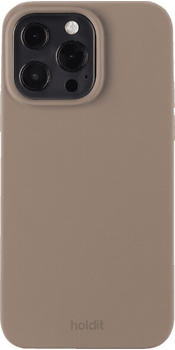 holdit Silicone Case Backcover Apple iPhone 13 Pro Mocha Brown