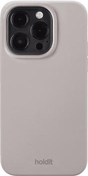 holdit Silikon Case Backcover Apple iPhone 14 Pro Taupe