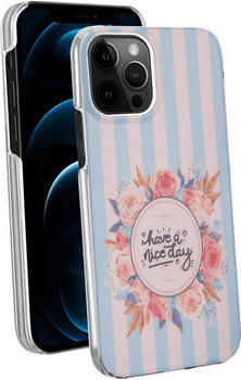 Vivanco Special Edition Cover "have a nice day" Backcover Apple iPhone 12 12 Pro Mehrfarbig