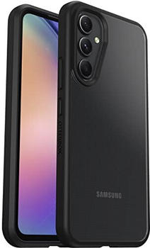 OtterBox Sleek Hülle für Samsung Galaxy A54 5G stoßfest sturzsicher ultraschlank schützende Hülle Getestet nach Militärstandard Antimikrobieller Transparent/Schwarz