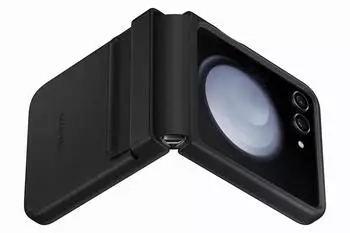 Samsung Flap Eco-Leather Case (Galaxy Z Flip5) Black