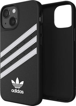Adidas Moulded Case Backcover Apple iPhone 13 Mini Schwarz/Weiß