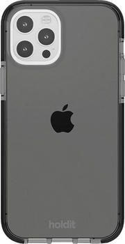 holdit Seethru Bookcover Apple iPhone 12 12 Pro Black