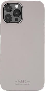 holdit Silicone Case Backcover Apple iPhone 12 12 Pro Taupe