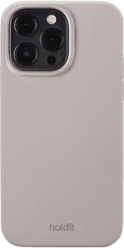 holdit Silicone Case Backcover Apple iPhone 14 Pro Max Taupe