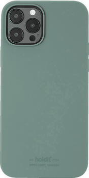holdit Silicone Bookcover Apple iPhone 12 12 Pro Moss Green