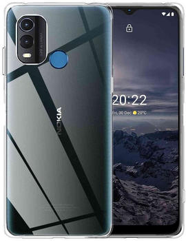 Wigento Für Nokia G11 Plus Silikoncase TPU Schutz Transparent Handy Tasche Hülle Cover Etuis