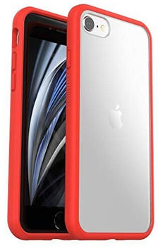 OtterBox React (iPhone 7, iPhone 8, iPhone SE (2020), iPhone SE (2022)) Rot, Transparent