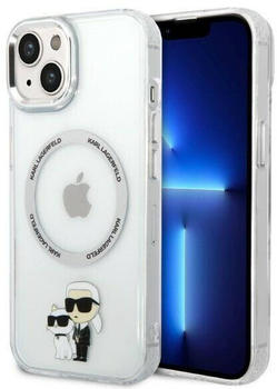 Karl Lagerfeld KLHMP14MHNKCIT iPhone 14 Plus 6.7" hardcase transparent Iconic Karl&Choupett (iPhone 14 Plus)