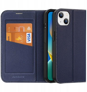 Dux Ducis Skin X2 Series Bookcover (iPhone 14 Plus) Blau
