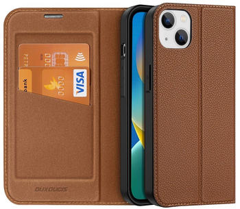 Dux Ducis Skin X2 Series Bookcover (iPhone 14 Plus) Braun