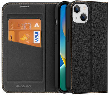 Dux Ducis Skin X2 Series Bookcover (iPhone 14 Plus) Schwarz