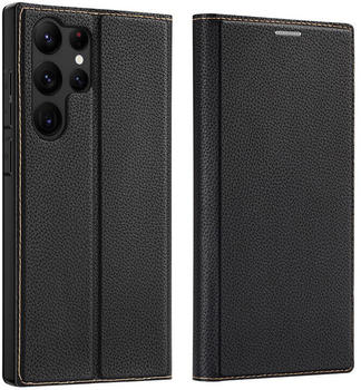 Dux Ducis Skin X2 Series Bookcover (Galaxy S23 Ultra) Schwarz