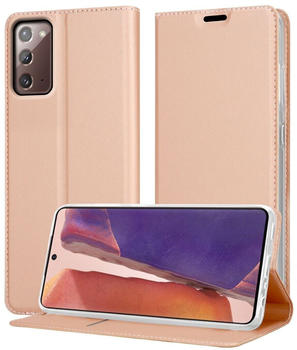 Cadorabo Classy Book Hülle für Samsung Galaxy NOTE 20 (Galaxy Note 20) Gold