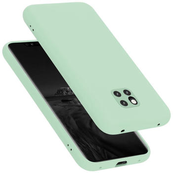 Cadorabo TPU Liquid Silicone Case Cover (Huawei Mate 20 Pro) Grün