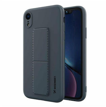 Cofi Kickstand Hülle aufstellbar Silikon mit integriertem Magneten für Samsung Galaxy Note 20 Ultra (N985F) in Navy-Blau