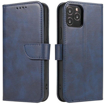 Cofi Premium Magnet Case Buch Tasche aufklappbare Hülle Standfunktion Zubehör für Samsung Galaxy S20 FE (G780F) in Blau