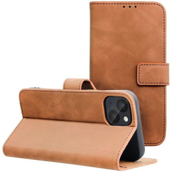 Cofi Tasche Holster TENDER Buch Schutzhülle Magnet Standfunktion Hülle kompatibel mit iPhone 7 Braun