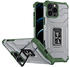 Cofi cofi1453® 360 Grad Ringhalter Handyhülle magnetische Halterung Cover Schutzhülle kompatibel mit iPhone 13 Mini Grün
