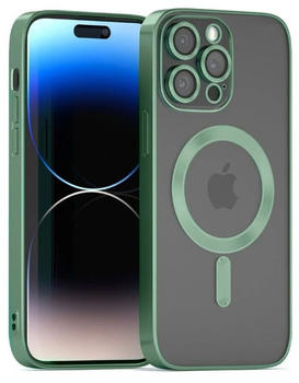 Cofi MagSafe Hülle mit Kameraschutz kompatibel mit iPhone 11 Pro Grün