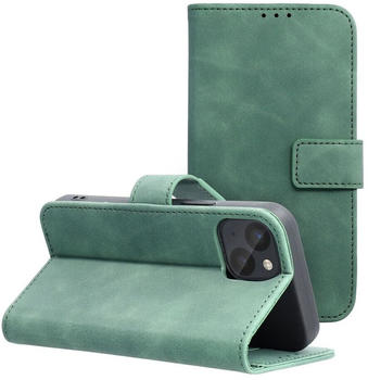 Cofi Tasche Holster TENDER Buch Schutzhülle Magnet Standfunktion Hülle kompatibel mit iPhone 14 Pro Max Grün