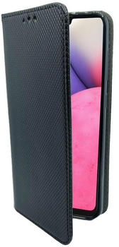 Cofi Buch Tasche Smart für SAMSUNG GALAXY A33 5G Handy Hülle Etui Schutzhülle mit Standfunktion, Kartenfach Schwarz