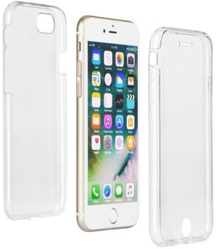 Cofi cofi1453® TPU 360° Rundum Full Body Schutzhülle kompatibel mit Samsung Galaxy A02S (A025F) Silikon Hülle in Transparent