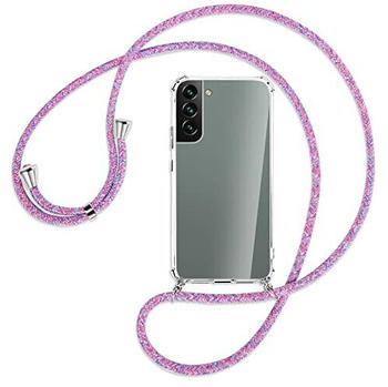 mtb Handykette kompatibel mit Samsung Galaxy S22 5G (SM-S901, 6.1'') - Purple Unicorn - Smartphone Hülle zum Umhängen - Anti Shock Full TPU Case